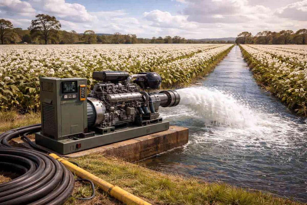Continuous duty diesel engine